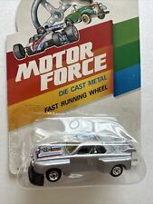 Motor Force Mini Racer GT Silver no 89-  Fast Running Wheel Die-Cast Metal picture
