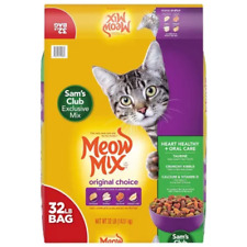 Meow Mix Original Choice Dry Cat Food, Heart Healthy & Oral Care Formula 32 Lbs. picture