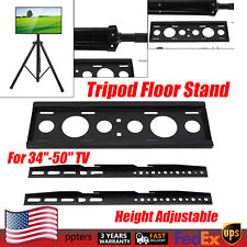 Portable TV Tripod Floor Stand Tilt & Height Adjustable Mount for 34