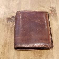 Vintage Jockey Club Wallet Bifold Brown Leather Coin Pouch Germany picture