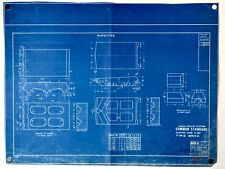 1917 Union Pacific Blueprint- Common Standard Fire Brick 20'' x 15'' picture