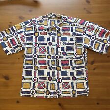 Vintage J.T. Beckett Button Down Short Sleeve Shirt - Large picture