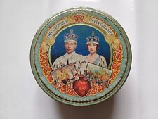 Coronation of King George VI Queen Elizabeth 12th May 1937 * Vintage Tin Box picture