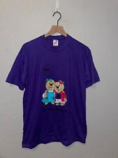 1980s vintage Jerzees I'm The Big Sis Sister College Bears Graphic Purple Shirt picture
