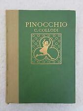 C. Collodi PINOCCHIO De Luxe Edition Tipped in Plates by MARIA KIRK Lippinco... picture