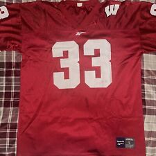 Vintage Wisconsin Badgers Ron Dayne #33 Reebok Jersey Large NCAA USA 90's picture