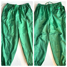 Vintage Karl Kani Track Pants Mens Size XXL Green Windbreaker Bottoms Drawstring picture