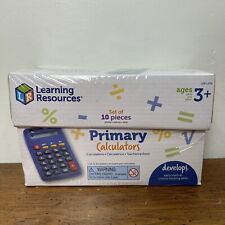 Learning Resources Set of 10 Primary Basic Calculator PreK+ Math Ages 3+ LER0038 picture