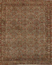 Pre-1900 Vegetable Dye Sarouk Farahan Antique Rug 5x6 Wool Hand-knotted Carpet picture