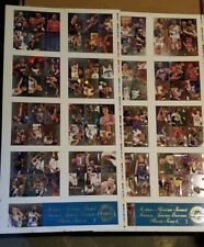 1994/95 Skybox Emotion basketball master sheet A +B limited uncut sheets  HTF  picture
