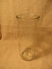 Vintage Tall Glass Candle Tainer Jar Christian Christianity picture