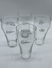 Set of four retro Coca Cola glasses picture