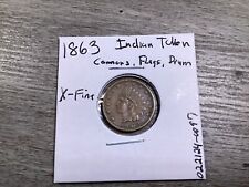 1863 Indian Head Civil War Token-Cannons, Flags, Drum-022124-0097 picture