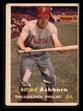1957 Topps #70 Richie Ashburn - Phillies - EX picture
