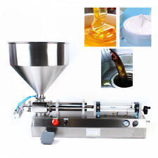 50-500ml 30W Semi-Automatic Filling Machine Single Head Paste Cream Sauce Filler picture