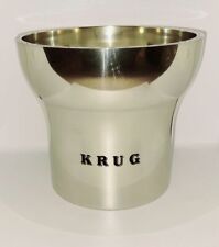 Krug Champagne Pewter Silver Metal Luxurious Bucket New In Gift Storage Box picture