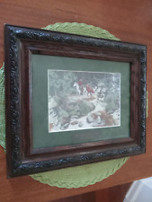 Bev Doolittle  THE FOREST HAS EYES  Green Matte & Beautiful Quality Walnut Frame picture