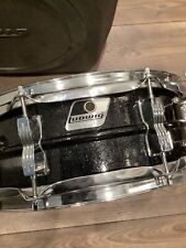 Ludwig Black Galaxy Acrolite 5x14” Snare Drum Stand Case NICE picture