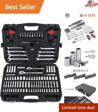 Professional Grade 145-Piece Tool Socket Set in Full Chrome Finish with Case picture