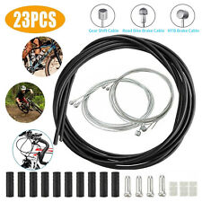23PC Bike Complete Front & Rear Wire Gear Brake Cable Set Mountain Bicycle Bikes picture