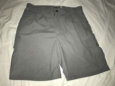 Vintage Ocean Pacific OP Surf Cotton Shorts Faded Grey Mens Missing Size Tag picture