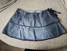 Blue Asphalt Denim Blue Dark Wash Skirt Womens Size 1  A-line picture