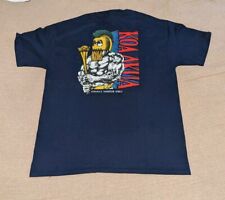 Vintage NOS 90's Hawaiian Strength Hawaiian Power Shirt XL Koa Akua Warrior  picture