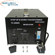 SevenStar TC-2000W Watt 110V-220 Volt Up/Down Transformer Heavy-Duty Converter picture
