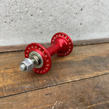 Old School BMX Shimano Front Hub NOS Red 36 Hole 36h Nutted OG 1980s Race picture