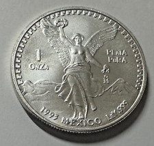 1993 MEXICO SILVER .999 1 OUNCE LIBERTAD COIN picture