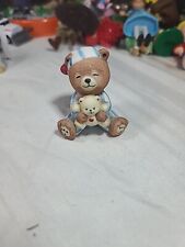 Baby Bear Handpainted Porcelain Bronson Col Bear Miniature RARE Vintage VTG picture