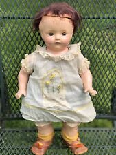 Antique American Composition Crying Baby Doll 1920 Collectable picture