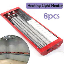 8 Set 2000W Sprayer Baking Booth Halogen Infrared Paint Curing Heating Light  picture