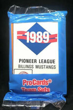 1989 Pro Cards Billings Mustangs Team Set Trevor Hoffman Rookie RC picture