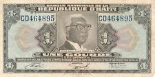 Banque Nationale De La Republique D Haiti Une Gourde 1919 Banknote JB21 picture