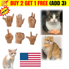 6pcs Mini Hands for Cats, Tiny Hands for Cats Crossed picture