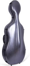 Crossrock polycarbon composite case fits 1/2 size cello with backpack and wheels picture