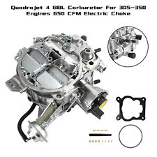 Quadrajet 4 BBL Carburetor For 305-350 Engines 650 CFM Electric Choke picture