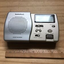 Radio Shack Portable Travel Size Sleep Machine Alarm Clock Silver Tone 63-974 picture