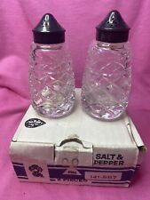 Vintage (1970's) Waterford Crystal Salt & Pepper Shakers w Orig White Box picture
