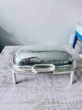 Vintage Wallace silver plate butter tray slide working  picture