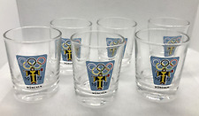 Vintage 1972 Munich Olympics Frauenkirche Munchen Set of 6 Shot Glasses 2'' Tall picture