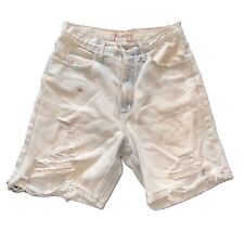 Vtg Guess Jeans by George Marciano Shorts Size 30 Distressed Bleached *FLAWS picture