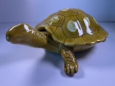 Rare Vintage Ceramic Turtle Dish w Lid Trinkets Candy Maddux of California 9016 picture