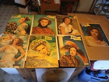 7 DIFF VINTAGE SUNDAY MIRROR MAGAZINE SECTION HAYWARD GARLAND LAMOUR OTHERS picture