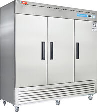 Commercial Reach In Freezer, WESTLAKE 82 Inch Commercial Freezer 3 Door 72 Cu.ft picture