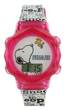 Vintage Peanuts Snoopy printed band LCD collectable watch picture