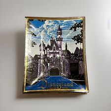 Vintage Disneyland Collectible Ashtray/Trinket Dish Glass Disney Castle 4”x4.75” picture