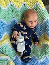 Ooak Reborn newborn baby boy reborn  Art  doll Hogan picture
