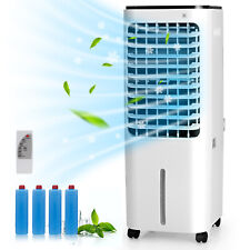 Costway 4-in-1 Portable Evaporative Air Cooler 12L Water Tank 4 Ice Boxes picture